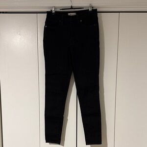 Madewell Jet Black Skinny Jeans